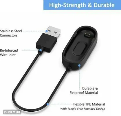 Fitness Band Charger Cable for Xiaomi Mi Band 4 / 20cm USB Charging Cable / Power Sharing Cable (Black) 0.2 m Power Sharing Cable&nbsp;&nbsp;(Compatible with Xiaomi Mi Band 4, Black, One Cable)-thumb4