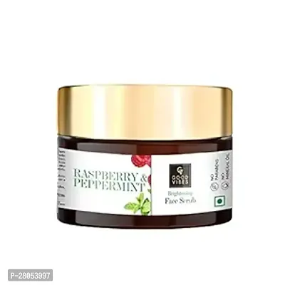 Good Vibes Raspberry And Peppermint Brightening Face Scrub - 50 g - Skin-thumb0