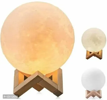 3d moon lamp jkvini Night Lamp&nbsp;&nbsp;(10 cm, Multicolor)