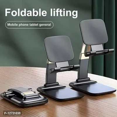 Adjustable Cell Phone Stand, Foldable Portable Phone Stand Phone Holder for Desk, Desktop Tablet Stand-thumb3