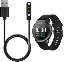 W26+ Smartwatch Charger USB Charging Cable Fitness Tracker Wristwatch Black Magnetic Port 2 m Magnetic Charging Cable&nbsp;&nbsp;(Compatible with W26 Smartwatch, W26+ Smartwatch, Black, One Cable)-thumb3