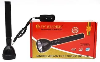 JY SUPER 8990 (RECHARGEABLE LED TORCH) Torch&nbsp;&nbsp;(Black, 20.5 cm, Rechargeable)_Torch J803-thumb2