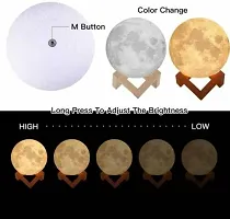 3d moon lamp jkvini Night Lamp&nbsp;&nbsp;(10 cm, Multicolor)-thumb2