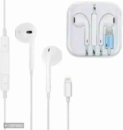 iphone earphones Wired Headset (White, In the Ear) 003 Wired Headset&nbsp;&nbsp;(White, In the Ear)