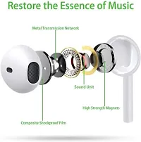 Lighting Earphones for iPhone Headphones in-Ear Wired Headset Bluetooth, Wired Headset&nbsp;&nbsp;(White, In the Ear)-thumb1