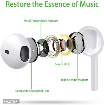 Lighting Earphones for iPhone Headphones in-Ear Wired Headset Bluetooth, Wired Headset&nbsp;&nbsp;(White, In the Ear)-thumb2