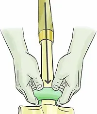 Bat Handle Gripper Cone&nbsp;(Brown, Pack of 1) - Cone For Cricket Bat Grip-thumb2