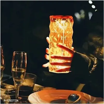 Touch LED Lamp Colour Changing Crystal Lamp Night Lamp (Diwali Gift) Table Lamp-thumb0