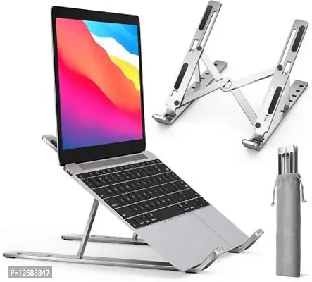 Aluminum Alloy Adjustable, Portable, Foldable, Ergonomic, Tablet Laptop Stand Laptop Stand-thumb0