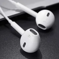 Earphone with iPhone11, iPhone11 Pro ,12,12 PRO,X,XR,8 PLUS Wired Headset&nbsp;&nbsp;(White, In the Ear)-thumb1