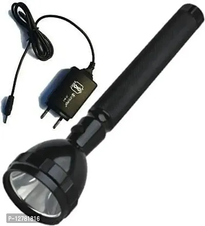 8990 JY SUPER lithium rechargeable LED torchlight (22 cm, Rechargeable) Torch&nbsp;&nbsp;(Black, 10 cm, Rechargeable)_Torch J820