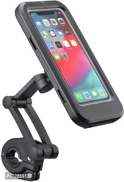 Smart Phone Holder 360 Rotation Motorcycle /Bicycle Handlebar Phone Mount Bike Mobile Holder&nbsp;&nbsp;(Black)-thumb0