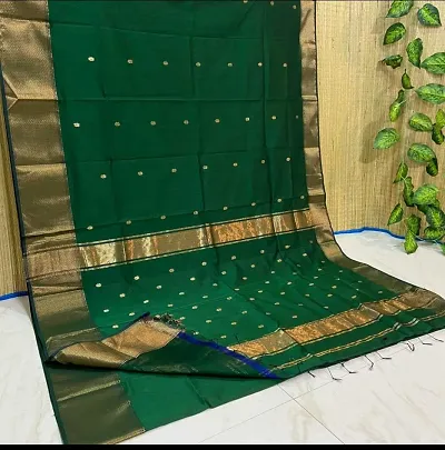 Elegant Silk Blend Saree Without Blouse Piece For Women