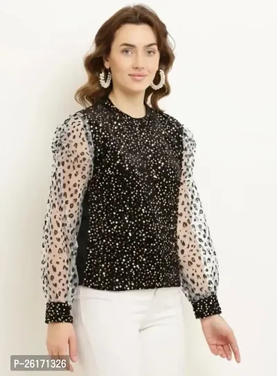 Sequins party wear top-thumb3