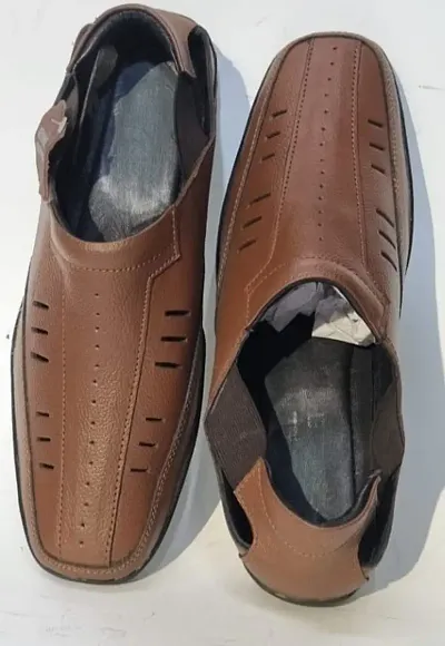 Fancy Leather Sandals For Men