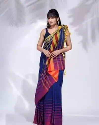 Designer Saree With Blouse Piece For Women