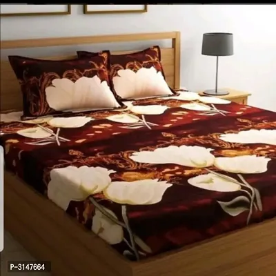 polycotton printed double bedsheets-thumb0