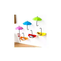 DHYANA MART Umbrella Key Holder for Wall Umbrella Key Stand Key Hat Wall Multipurpose Holder Hanger Hooks Wall Hook 6 Pcs Multi Color-thumb4