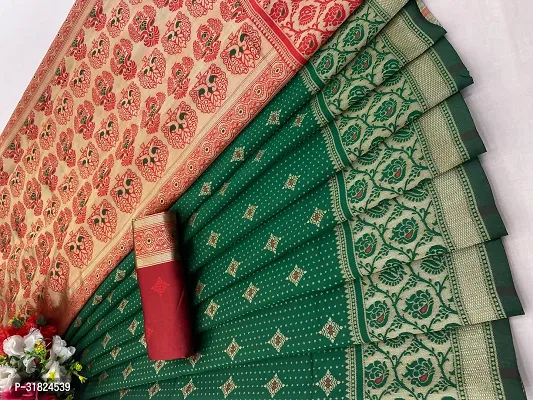 Most Demanded Fency Soft Banarasi Silk Jacquard Weaving Work Saree For Women