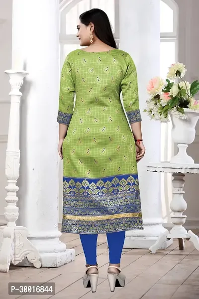 Stylish Silk Jacquard Kurti for Women-thumb2