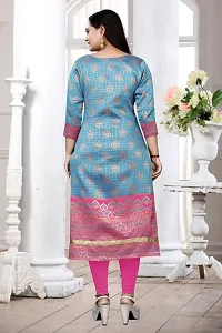 Stylish Silk Jacquard Kurti for Women-thumb1