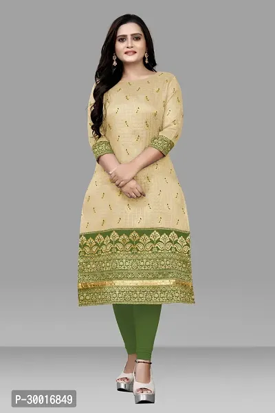 Stylish Silk Jacquard Kurti for Women