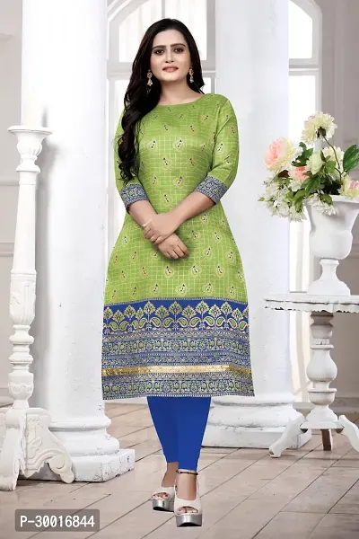 Stylish Silk Jacquard Kurti for Women