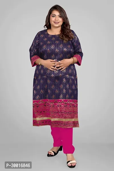 Stylish Silk Jacquard Kurti for Women