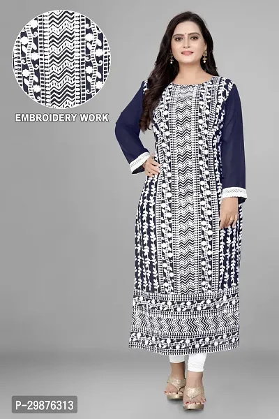 Fancy Georgette Printed Kurtas For Women