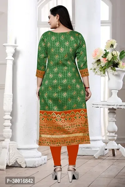 Stylish Silk Jacquard Kurti for Women-thumb2