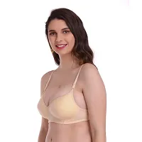 Fabulous Cotton Blend Solid Padded Bras-Pack Of 3-thumb2