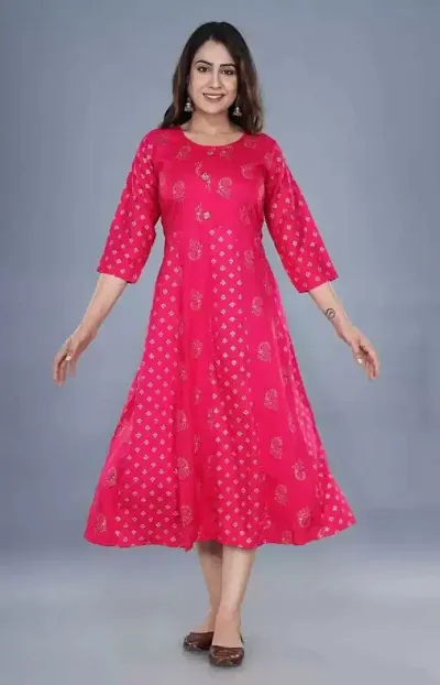 Fancy Printed Rayon Kurta