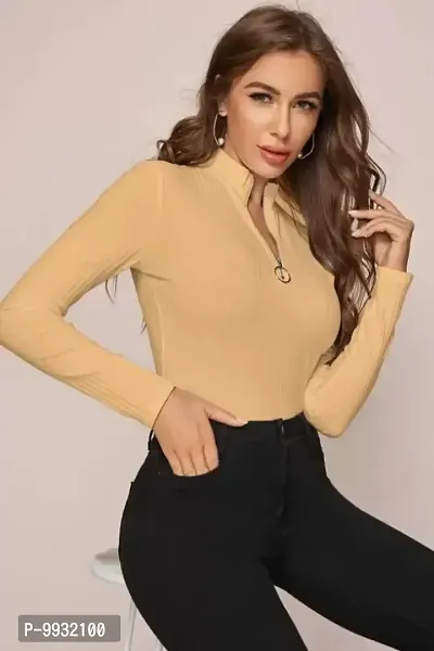 Casual Regular Sleeves Solid Women Top