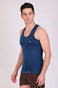 T.T. Men Solid Pack of 3 Dyed Vest Assorted(TIT_Dyed_RN_PO3_BTM_75)-thumb3