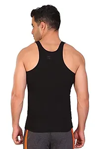 T.T. Men Designer Gym Vest Pack of 2 Olive-Black ::Grey-Blue-thumb2