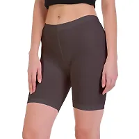 T.T. Women 100% Cotton Multipurpose Shorts Pack of 3-thumb2