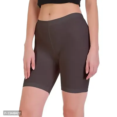 T.T. Women 100% Cotton Multipurpose Shorts Pack of 3-thumb3