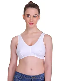 T.T. Women Bra White Beige Pack of 2-thumb1