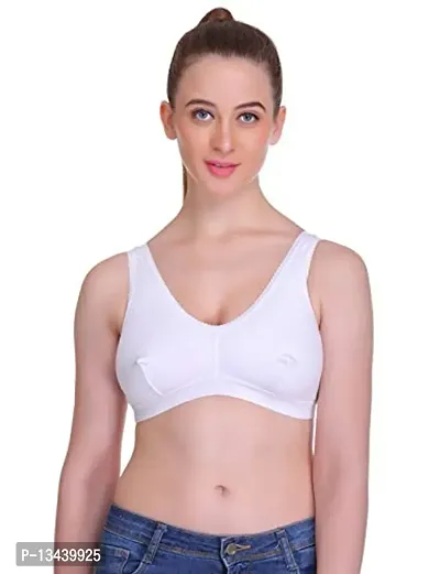 T.T. Women Bra White Beige Pack of 2-thumb2