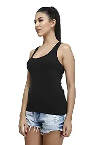 T.T. Womens Desire Cotton Spandex Rib Racer Vest Pack of 3-thumb2