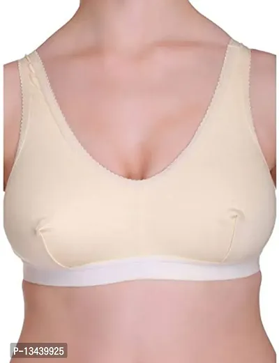 T.T. Women Bra White Beige Pack of 2-thumb5