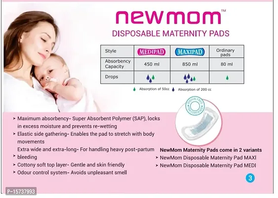 Maxi Maternity Pad Pack Of 5 Pcs ( MAXIPAD 850 ml )-thumb3