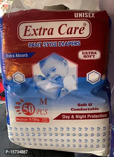 Extra Care Baby Diaper Pants Style Medium (Pack of 50)-thumb0
