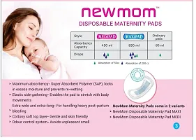 New Mom Maxi Maternity Pad Pack Of 5 Pcs ( MAXIPAD 850 ml )-thumb1