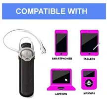 Classic Single Ear Mini Bluetooth Wireless Headset with Mic for All Smartphones-thumb1