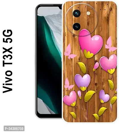 MORITZ Back Cover for Vivo T3X 5G Multicolor Silicon-thumb3