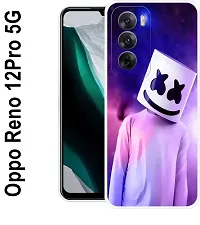 Back Cover for Oppo Reno 12Pro 5G Back Cover Multicolor Flexible Silicon Pack of 1-thumb2