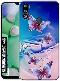 Back Cover for Samsung M21 2021 4G Samsung Galaxy M21 2021 Multicolor Dual Protection Silicon Pack of 1-thumb2