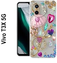 Back Cover for Vivo T3X 5G Multicolor Silicon Pack of 1-thumb2