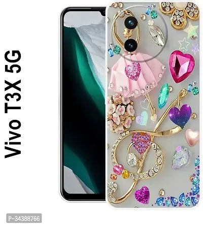 Back Cover for Vivo T3X 5G Multicolor Silicon Pack of 1-thumb3